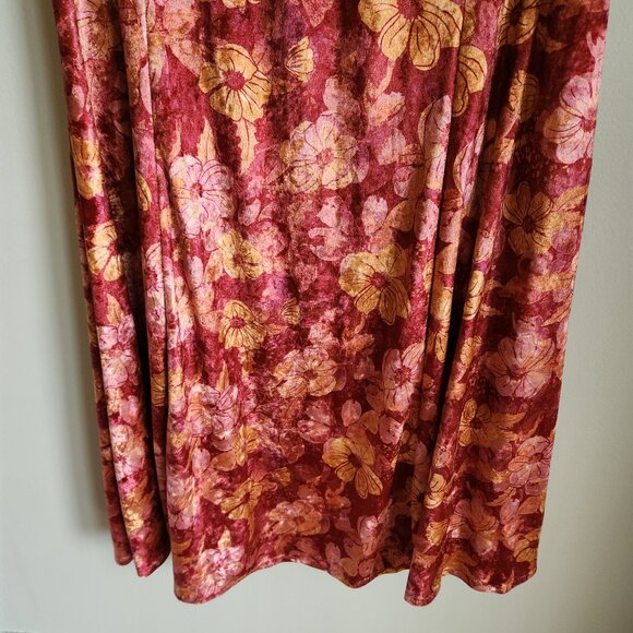 Free People Midi Dress Large Red Wine Carpe Diem Convertible Maxi Skirt NEW - Picture 10 of 13